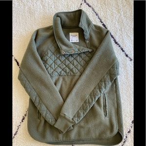 Assymetrical Snap-up Fleece Abercrombie Small